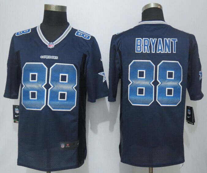 Dallas Cowboys 88 Bryant Pro Line Navy Blue Fashion Strobe 2015 New Nike Jersey